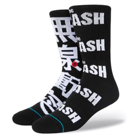 Stance The Clash Radio Crew - Unisex - Ponožky Stance - Čierne - A556D21RAD-BLK