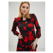 Red-black women's floral blouse ORSAY - Ladies