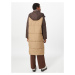 minimum Zimný kabát  béžová / hnedá