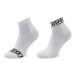 Hugo Súprava 2 párov vysokých dámskych ponožiek Logo 50469291 Biela