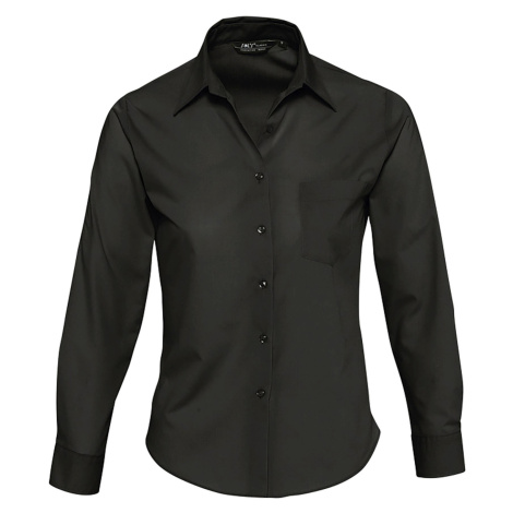 SOĽS Executive Dámska košeľa SL16060 Čierna