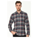 G706 DEWBERRY MEN'S SHIRT-NAVY BLUE