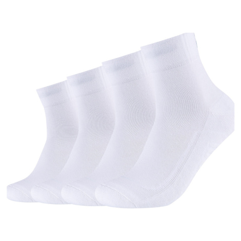 Skechers  2PPK Unisex Basic Cushioned Quarter Socks  Športové ponožky Biela