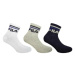 Pánske ponožky FILA 3 PACK-F9398 SOCKS QUARTER PLAIN - NAVY