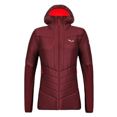 Women's jacket Salewa Ortles hybrid tirowool responsive Syrah