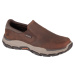 Hnedé kožené slip-on topánky Skechers Respected - Calum 204480-CDB