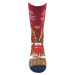 Ponožky Boma viacfarebné (Rudy-red) S