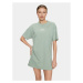 Vans Každodenné šaty Wm Center Vee Tee Dress VN0A4RU2 Zelená Regular Fit