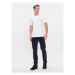 Calvin Klein Jeans Tričko Institutional J30J324671 Biela Regular Fit