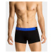 Man boxers ATLANTIC PREMIUM with mikromodal - black/blue