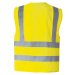 Korntex Hannover Unisex bezpečnostná vesta KX140 Signal Yellow