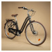 Mestský bicykel Elops 900 so zníženým rámom hliníkový čierny
