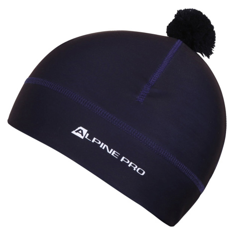 Functional hat with pompom ALPINE PRO ABERE navy