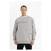 DEFACTO Oversize Fit Wide Mold Crew Neck Back Printed Sweatshirt