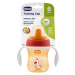 CHICCO Hrnček Training s držadlami 200 ml orange 6 m+