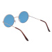 Sunmania Modré priehľadné okuliare Lenonky 386026253