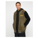 Koton Fleece College Jacket Bomber Collar Embroidered Detailed With Snaps.