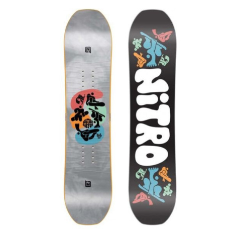 NITRO RIPPER KIDS Detský snowboard, sivá, veľkosť