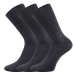 LONKA ponožky Diagram dark grey 3 páry 115472