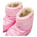 Juniorské vysoké zimné topánky MOON BOOT MB CRIB NYLON JR-J004 LIGHT PINK