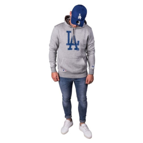 New Era NOS MLB REGULAR HOODY LOSDOD Pánska mikina, sivá, veľkosť