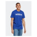 Adidas Tričko Essentials Single Jersey Linear Embroidered Logo T-Shirt IC9279 Modrá Regular Fit