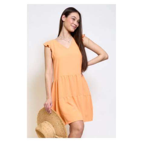 Plážové šaty Lady Belty 23V-1036Y-90 - barva:BELORA/oranžový