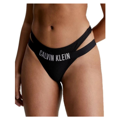 Dámske plavky Calvin Klein KW0KW02016 čierne tangá