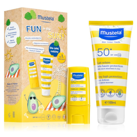 Mustela Sun Fun in the Sun! darčeková sada pre deti od narodenia