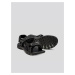Šedo-čierne pánske outdoorové sandále Hannah Belt