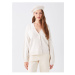 LC Waikiki V-Neck Plain Long Sleeve Women's Knitwear Cardigan