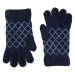 Art Of Polo Woman's Gloves Rk22242 Navy Blue