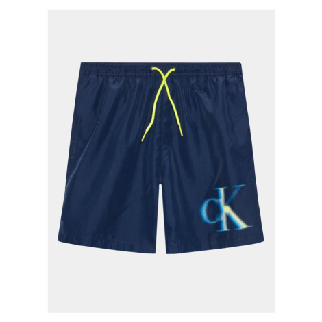 Calvin Klein Swimwear Plavecké šortky KV0KV00028 Tmavomodrá Regular Fit