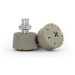 Rio Roller Adjustable Rubber Stoppers - Grey