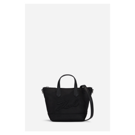 Kabelka Karl Lagerfeld K/Signature Nylon Sm Tote Black