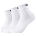 Skechers  3PPK Unisex Mesh Ventilation Quarter Socks  Športové ponožky Biela