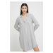 Nočná košeľa Polo Ralph Lauren dámska,šedá farba,4P9025