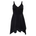 Zizzi Plavkové šaty 'SNISHI'  čierna
