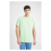 DEFACTO New Regular Fit Crew Neck Short Sleeve 100% Cotton Basic T-Shirt