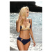 Jasmine Blu Scuro M-625 Navy-Gold Swimsuit