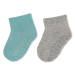 STERNTALER Ponožky protišmykové krátke ABS 2ks v balení zelená chlapec veľ. 20 12-24m