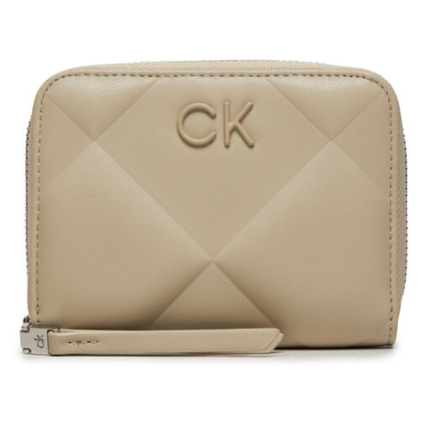 Calvin Klein Veľká dámska peňaženka Quilt K60K611783 Béžová