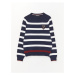 LC Waikiki Crew Neck Striped Long Sleeve Boy's Knitwear Sweater