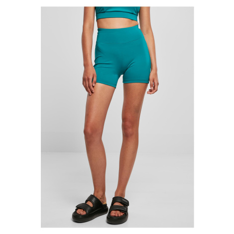 Women's Recycled High Waist Cycle Hot Pants - Watergreen Urban Classics