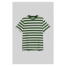 TRIČKO GANT STRIPE SS T-SHIRT PINE GREEN