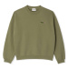 Lacoste  Loose Fit Badge Accent Sweatshirt - Vert Kaki  Mikiny Zelená