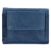 Modrá malá kožená peňaženka &quot;Comet&quot;