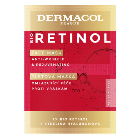 Dermacol bio retinol pleťová maska