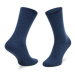 Tom Tailor Súprava 2 párov vysokých pánskych ponožiek 9002 Tmavomodrá
