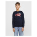 Jack&Jones Junior Mikina Logo 12257309 Tmavomodrá Standard Fit